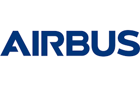 Airbus logo in navy font